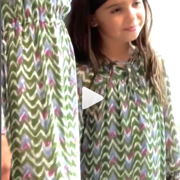 Roller Rabbit Olivia Ikat Chifon Women’s maxi dress size XS. New - Picture 7 of 12